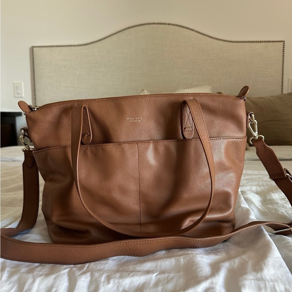 Mina Baie Midi Amelia (tan leather)